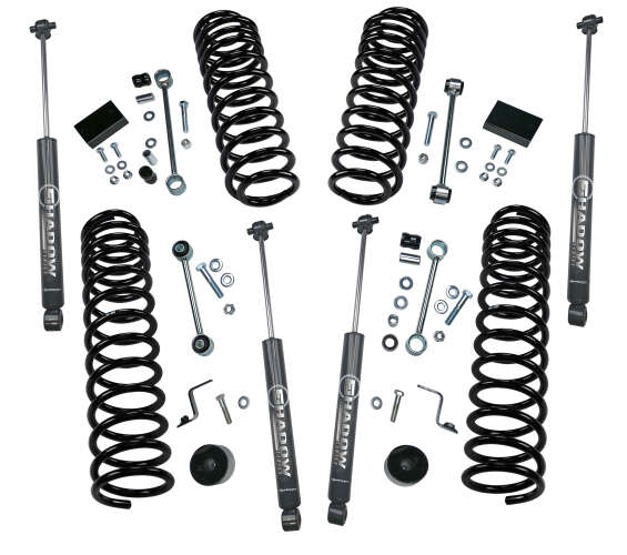 2.5 in Jeep Lift Kit | Wrangler JLU 4-door | with Shock Extensions, Shadow, Fox 2.0, Fox 2.0 Reservoir, or King 2.0 Shocks Gallery 1