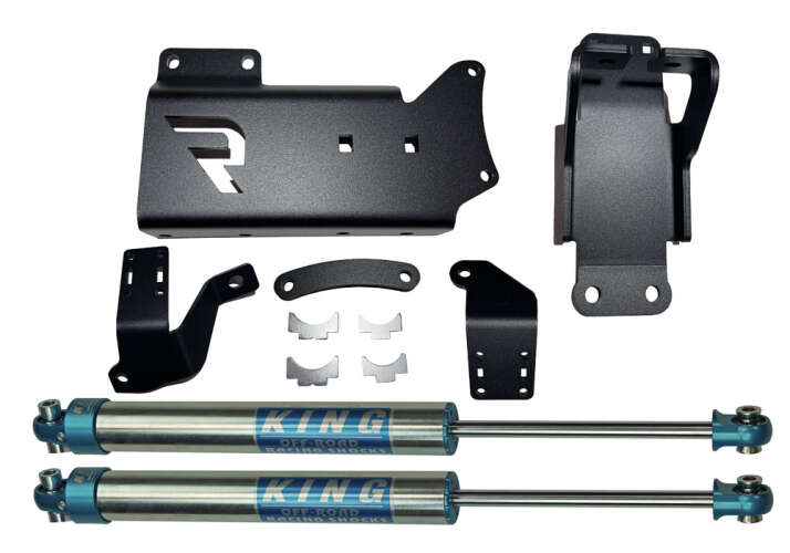 Dual Steering Stabilizer Kit | KING Cylinders - 14-25 Ram 2500/3500 4WD Gallery