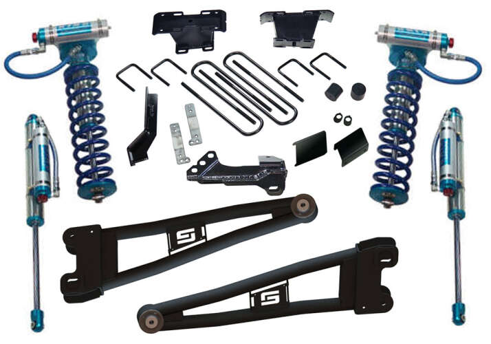 4in Ford Lift Kit | 2023-2025 F250/350 4WD Diesel w/ Replacement Radius Arms Gallery 4
