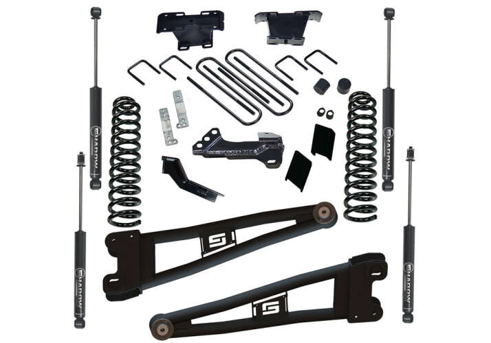 4in Ford Lift Kit | 2023-2025 F250/350 4WD Diesel w/ Replacement Radius Arms Gallery