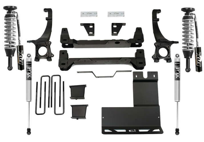 6in 16-23 Toyota Tacoma 2WD & 4WD Lift Kit w/ Fox Coilovers & Rear Shocks Gallery 1