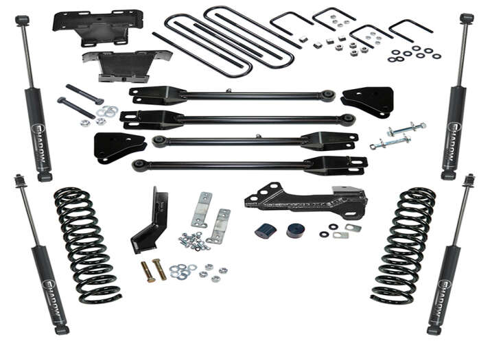 4in Ford Lift Kit | 4-Link Kit - Diesel gallery 1