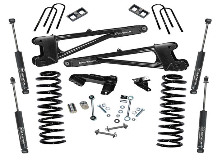 4in Ford Lift Kit | Diesel w/ Replacement Radius Arms Gallery