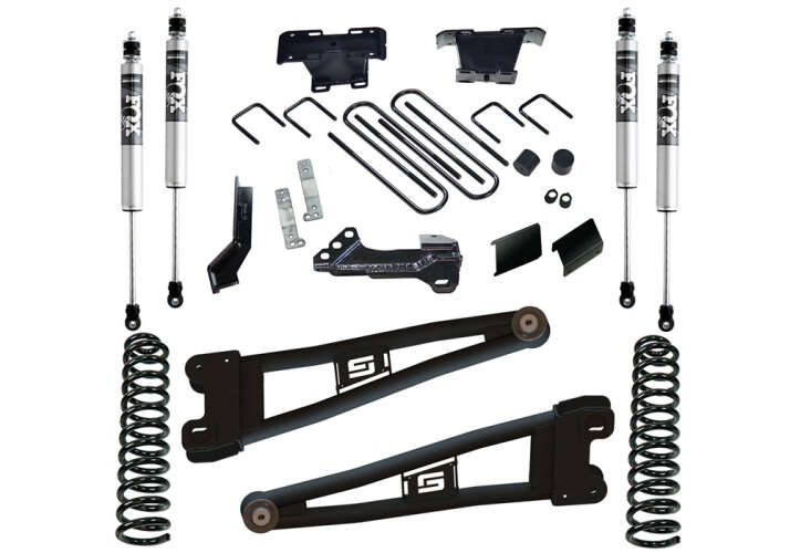 4in Ford Lift Kit | 2023-2025 F250/350 4WD Diesel w/ Replacement Radius Arms Gallery 2