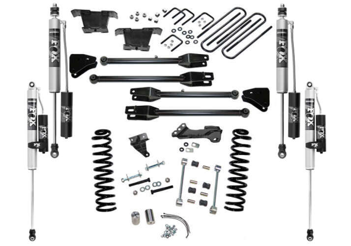 4in Ford Lift Kit | 2008 - 2010 F250/350 Super Duty 4WD Diesel w/ 4-Link Conversion Gallery 3