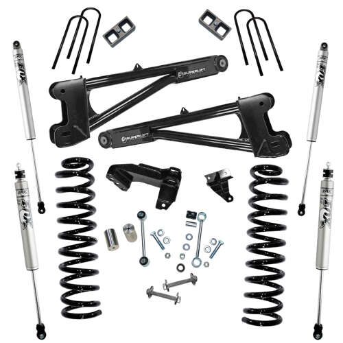 4in Ford Lift Kit | Diesel w/ Replacement Radius Arms Gallery 4