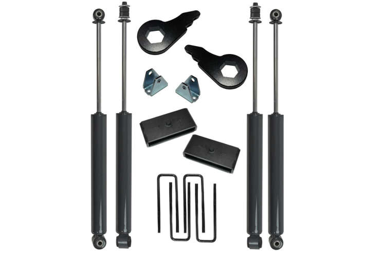 2 inch Lift Kit 2001-2010 Chevy Silverado/GMC Sierra 2500HD/3500HD 4WD Gallery 1