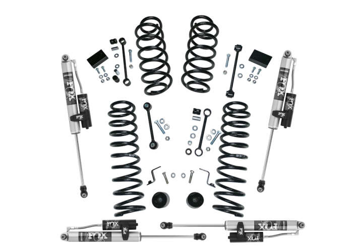 2.5 in Jeep Lift Kit | Wrangler JLU 4-door | with Shock Extensions, Shadow, Fox 2.0, Fox 2.0 Reservoir, or King 2.0 Shocks Gallery 7