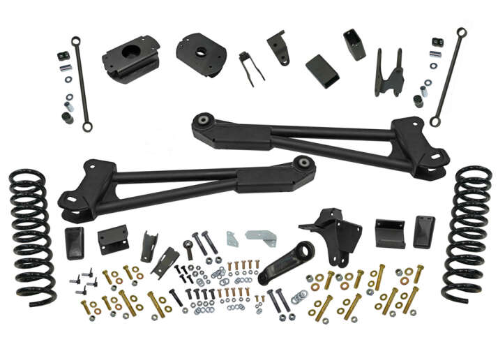 3.5in Dodge Lift Kit | 2019-2024 Ram 2500 4WD Diesel w/ Replacement Radius Arms Gallery